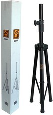 MR DJ SS300B Speaker Stand Universal Black Heavy Duty Folding Tripod PRO