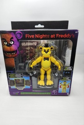 Five Nights at Freddys FNAF Golden Freddy Office Collectible Toy Set Brand New