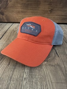 Sitka Gear Meshback Trucker SnapBack Hat Cap - Burnt Orange - Bozeman Montana