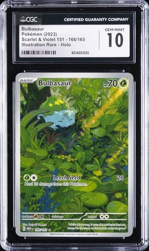 2023 POKEMON SCARLET & VIOLET 151 #166 BULBASAUR CGC 10 GEM MINT