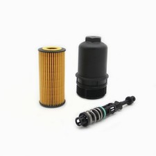 Oil Filter Housing Cap & Piece&Oil Filter Fit For VW Jetta Passat GTI AUDI A4 A6