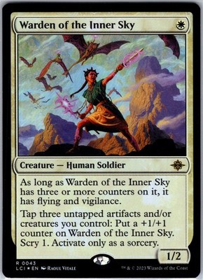 Warden of the Inner Sky 43 R FOIL The Lost Caverns of Ixalan MTG LP