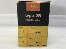 Federal Pacific 2B100 150 Amp 2 Pole Circuit Breaker Type 2B FPE 120/ 240VAC NEW