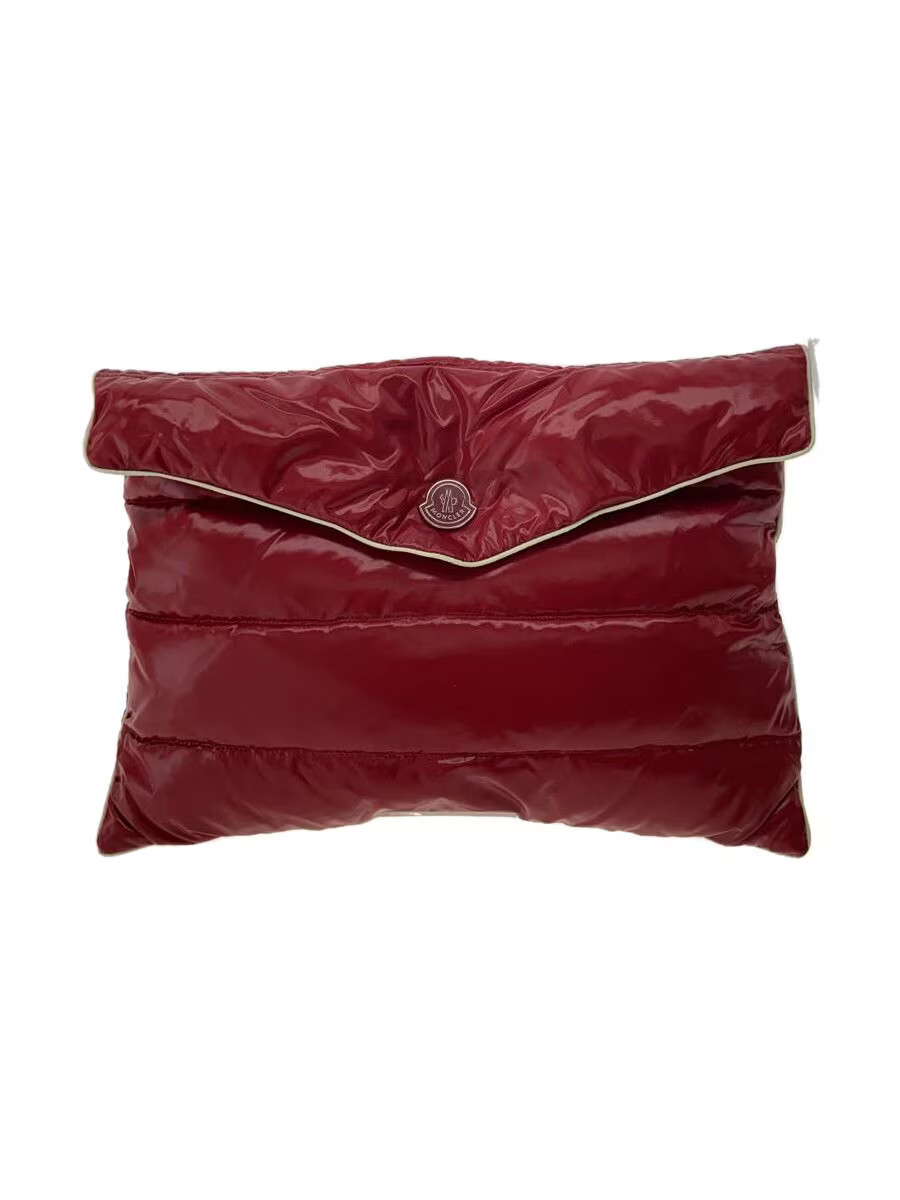 MONCLER BUSTA PIUMINO Down Design Clutch Bag in Red and White (B209P0084730)
