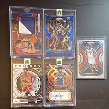 Panini Select Obsidian Prizm NBA Card Lot Philadelphia 76ers Embiid Maxey McCain