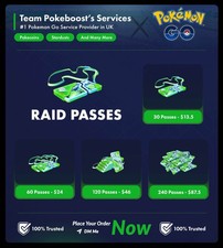 Pokémon Go Premium Passes x90/FAST/READ DESC...