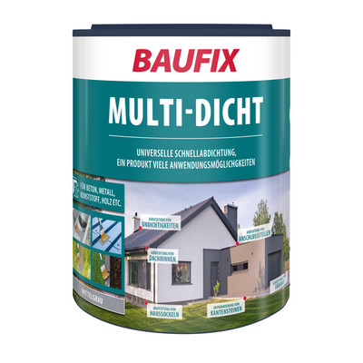 Baufix Multi-Dicht mittelgrau, 1 kg, Dichtmasse
