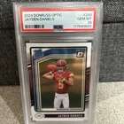 2024 DONRUSS OPTIC RATED ROOKIE JAYDEN DANIELS #248 PSA 10 WASHINGTON COMMANDERS