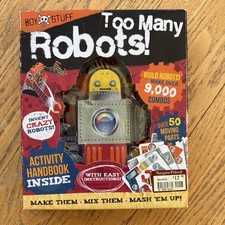 🤖💥 Too Many Robots! Activity Kit 🚀 2013 Parragon Boy Stuff NEW Sealed