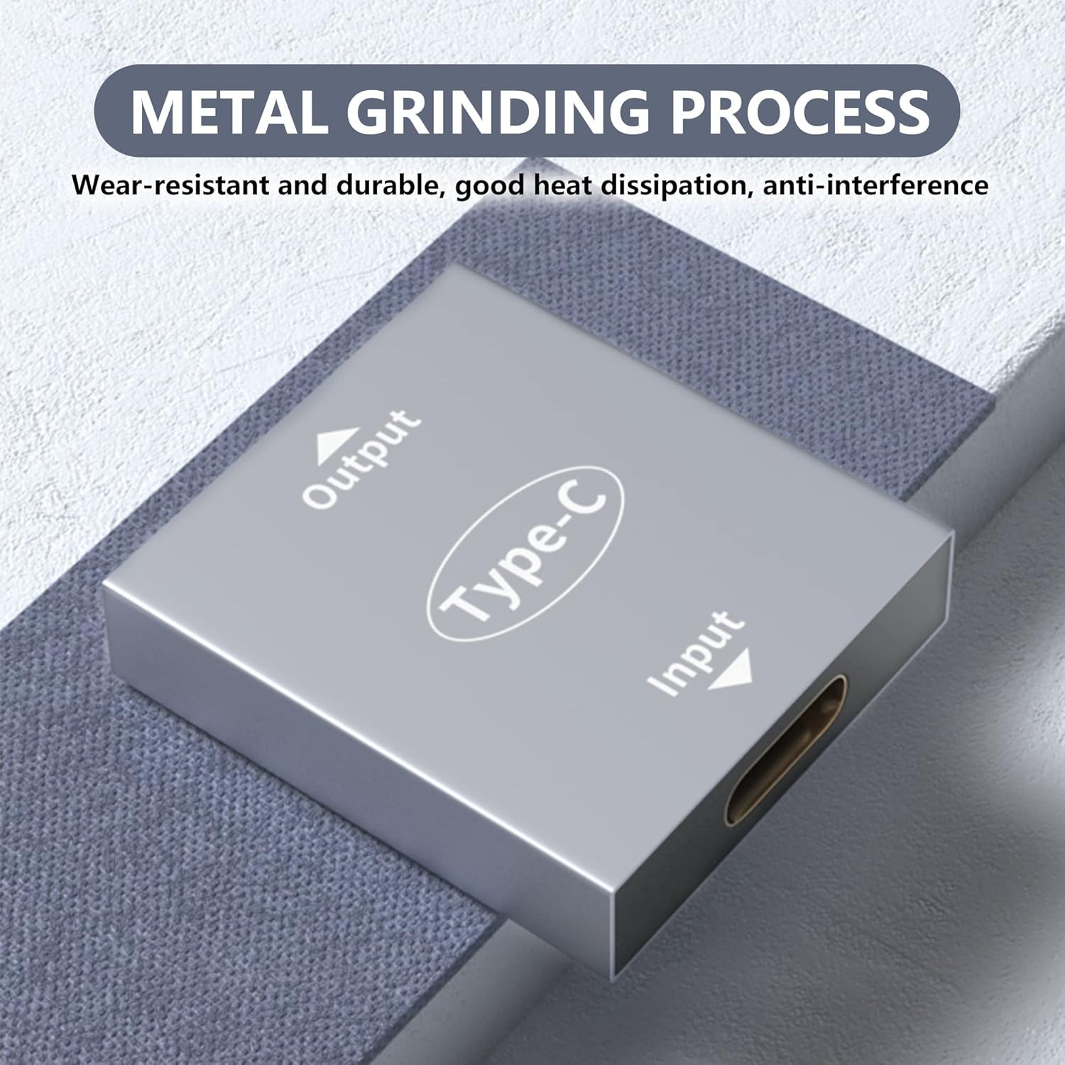 YACSEJAO USB C Splitter Dual USB C Charger Adapter USB Female to Female Double U