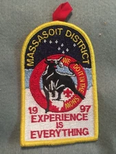 (b71) Boy Scouts -  1997 Massasoit District - Snow event patch