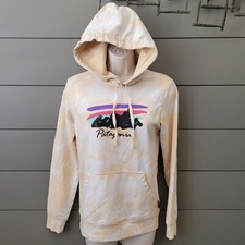Patagonia Organic Cotton Hoodie Tie Dye Pullover Graphic Single Pocket Women XS