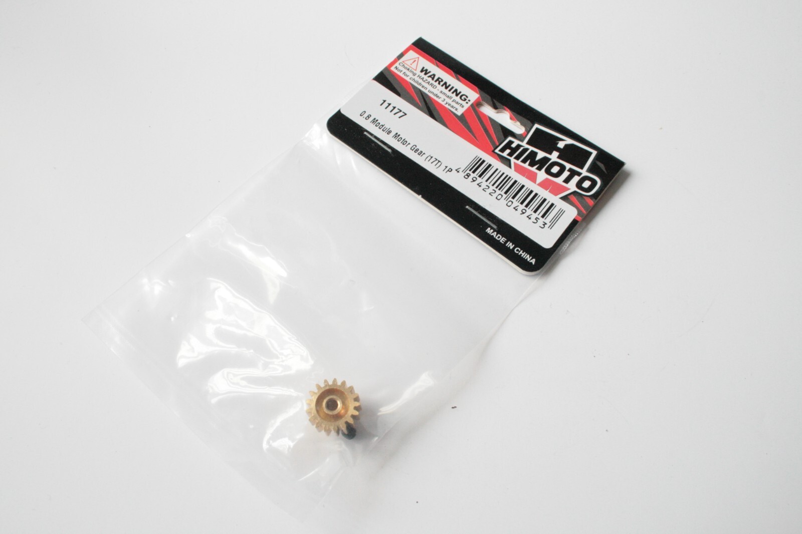 Himoto 0.8 Module Motor Pinion Gear 17 Tooth - 11177 17T