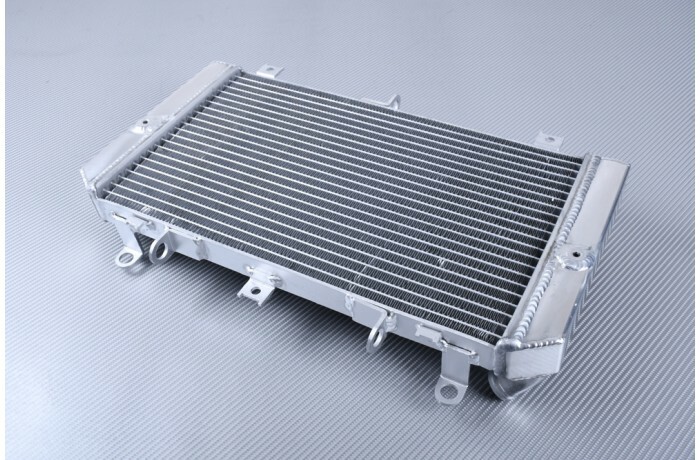 Radiateur eau pour Kawasaki Z1000 ZRT00A 2003-2006 en aluminium argent