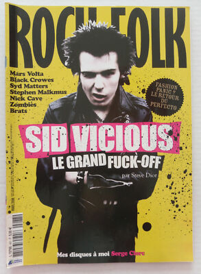 ROCK AND FOLK N° 487 März 2008 SID VICIOUS NICK CAVE BLACK CROWES ZOMBIES BRATS
