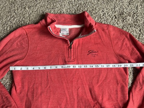 MV Sport For Her Q-Zip Sweatshirt Golf Pullover Stowe Country Club Vermont M - Picture 5 of 6