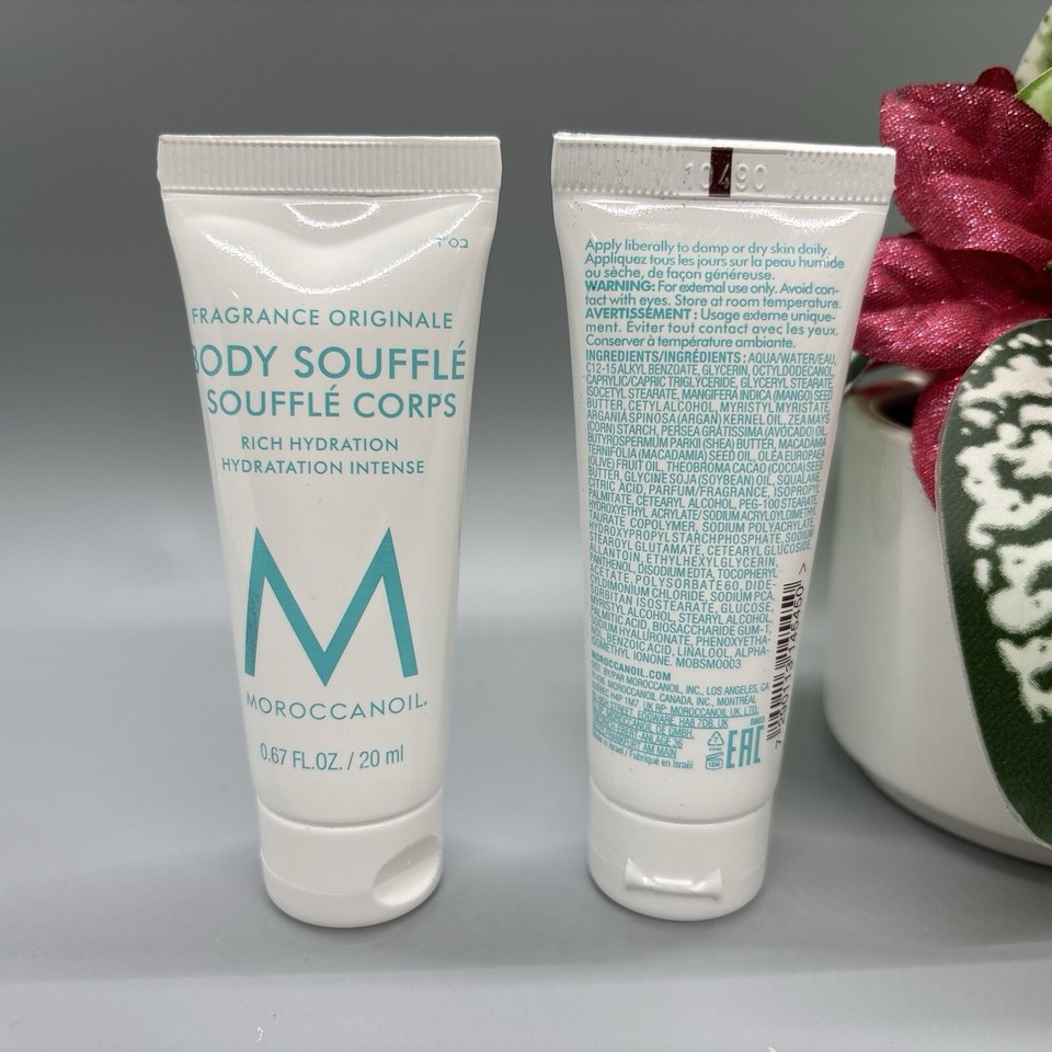 3x Moroccan Oil Body Souffle Moisturizer 0.67 fl. oz/20 mL Ea TRAVEL Size NWOB eBay