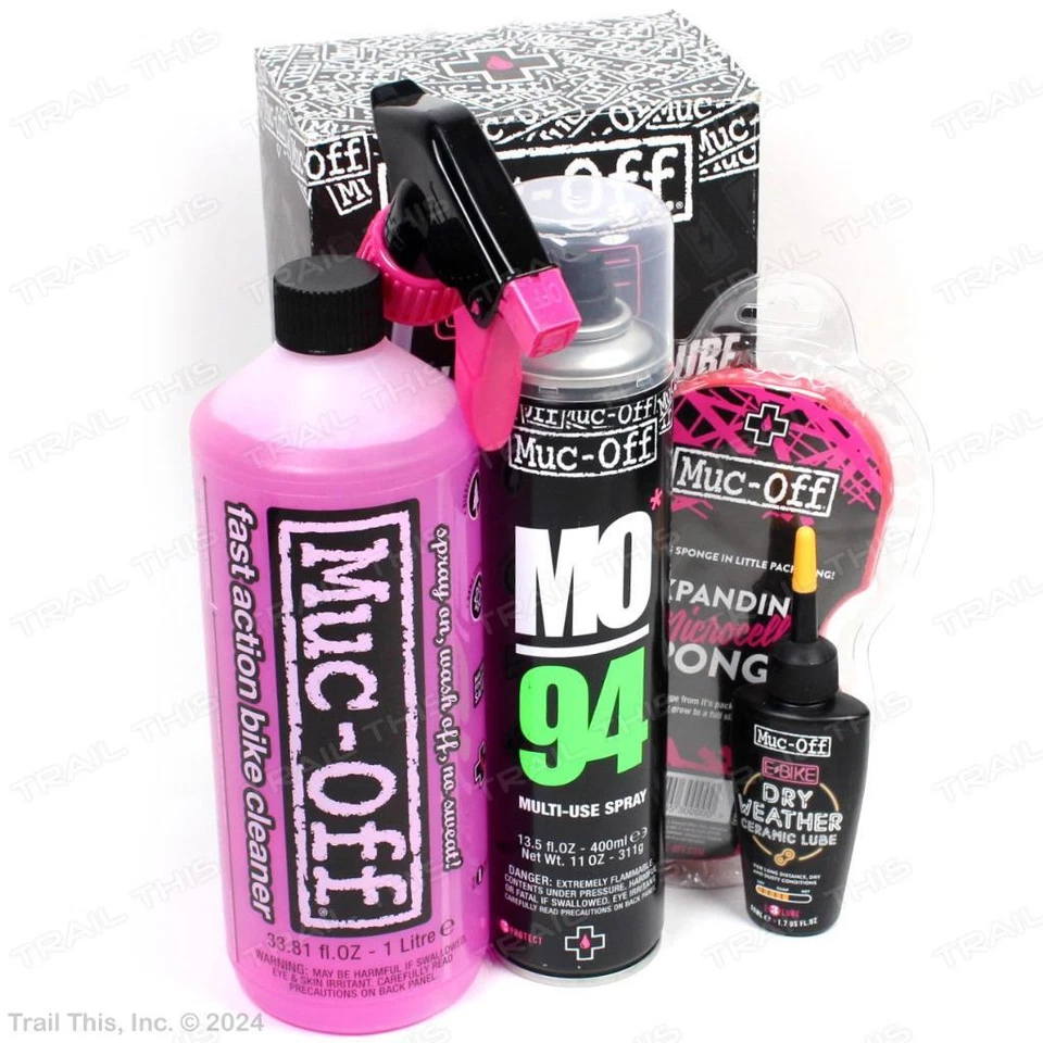 Muc-Off Ebike Clean Protect Lube Kit, Degreaser Cleaning Lubricate Parts Foto 2 de 3