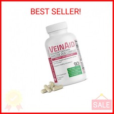Bronson VeinAid Diosmin 1000mg DiosVein Varicose Vein Complex with Venocin Cen