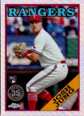 2023 Topps Chrome Update Josh Jung 35th Anniversary 1988 RC Rookie #88CU-16