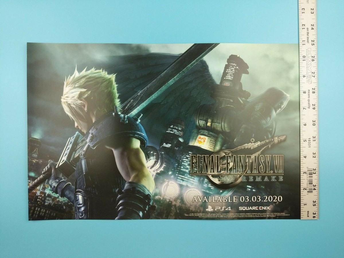 Official FINAL FANTASY VII REMAKE FF7 PAX Exclusive Double