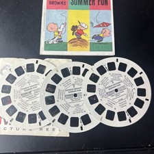 View Master B548, Charlie Brown's Summer Fun, Children's 3 Reel Set