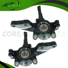 For 07-12 Dodge Caliber Pair Front Steering Knuckles and Wheel Hub Bearings x2