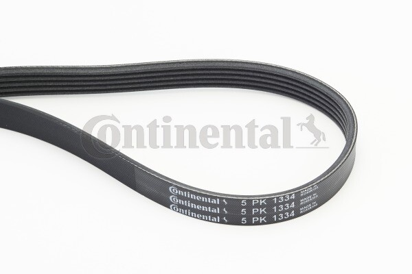 Continental Ctam 5PK1334 V-Ribbed Belt For Chevrolet Opel Vauxhall-image