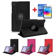 For Samsung Galaxy Tab A7 Lite 8.7" T220 Folio 360 Rotated Stand PU Leather Case