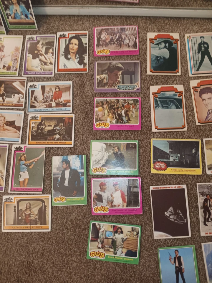 редкие звездные войны, ангелы Чарли, Элвис, коллекционные карты в хорошем состоянии  - Изображение 4 из 4