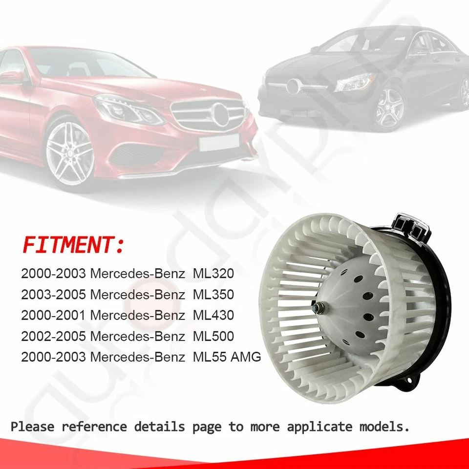 HVAC Heater Blower Motor Fan for Mercedes-Benz ML350 ML320 ML430 700207 - Изображение 2 из 4