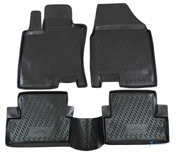 GummifußMatten Gummimatten 3D Passend FüR Nissan Qashqai J10 2007-2014 4 Tlg-image