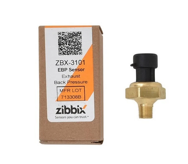 Sensor de contrapresión de escape Zibbix EBP + tubo para 94-97 7,3 L Powerstroke Foto 2 de 4