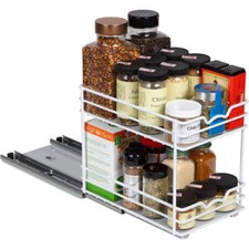 Spice Rack Organizer for Cabinet, Heavy Duty - Pull Out Spice Rack 6.5''W 