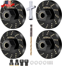 Brass Wheel Weights Spacers Extended Wheel Hex Hubs Offset for TRX4M Upgrades