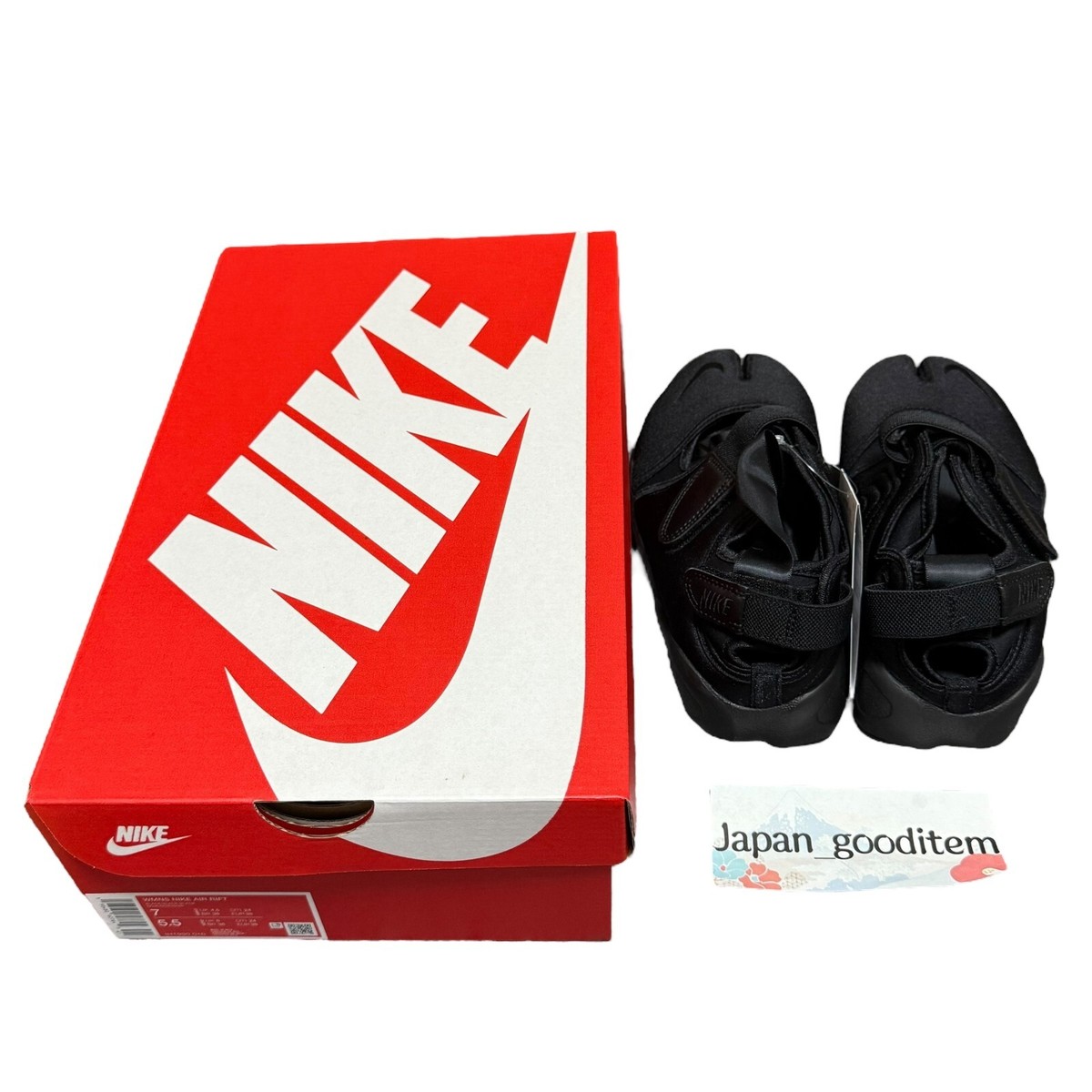 ナイキ　エアリフト　２足セット Nike Air Rift Ballet Style Sneakers Women Split Toe Lightweight