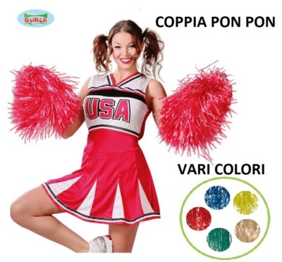 Costume Pon Halloween CARNEVALE HALLOWEEN CHEERLEADER COPPIA PON