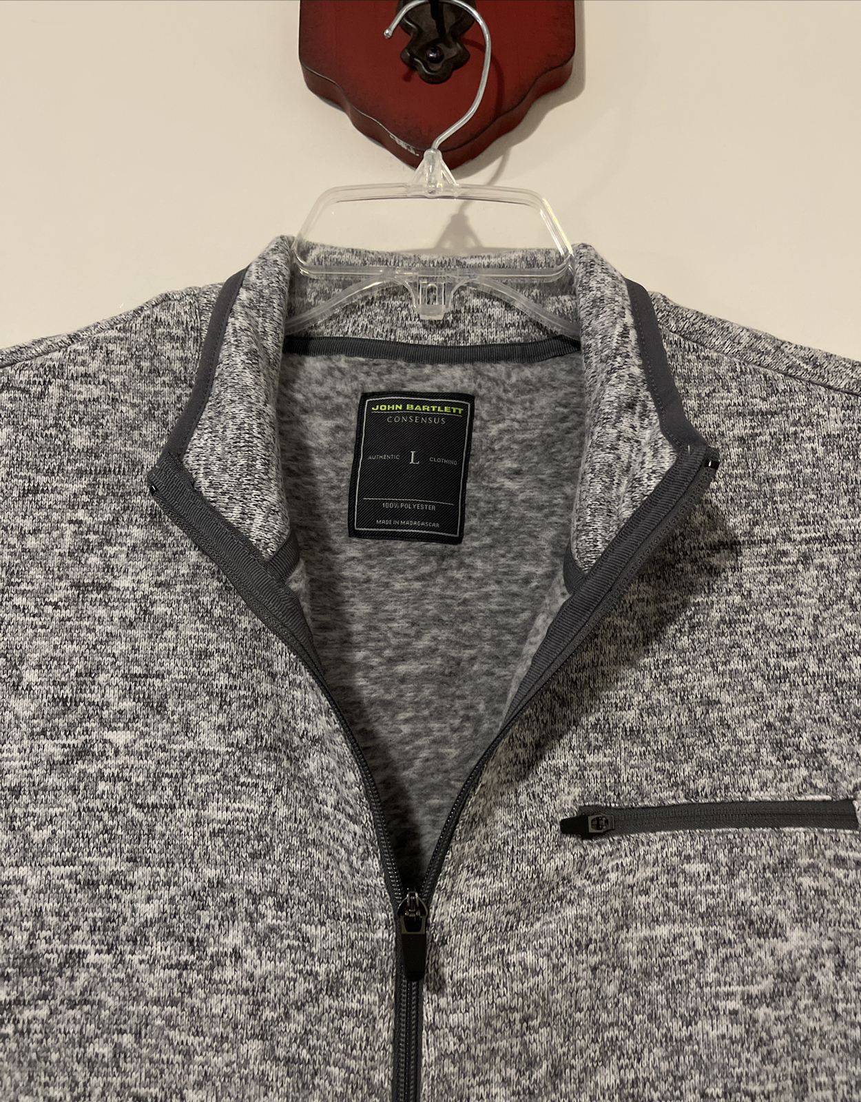 John Bartlett Consensus Mens Large Gray Sleeveles… - image 3