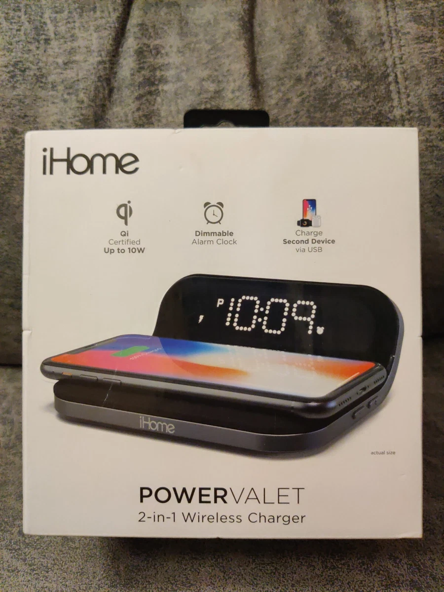 IHome IW18 Power Valet 2in1 Wireless Charger Instructions