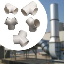 Tee PVC Pipe Fitting Exhaust Ducts Shed Pipe Fittings 3 Way Elbow Connector