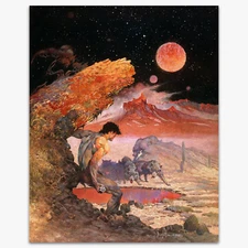 Vintage Print 5- Wolfmoon