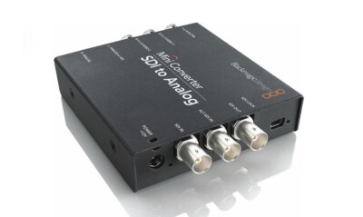 Blackmagic Design Mini Converter SDI to Analog, BMD Video Converters, with PSU