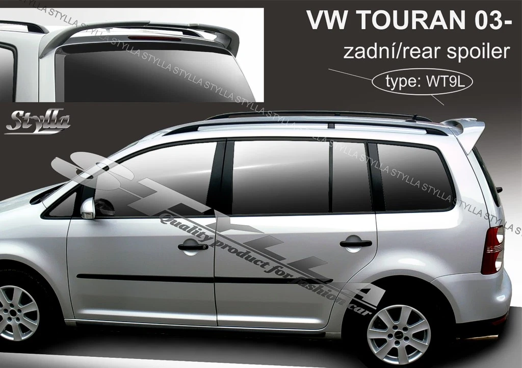 SPOILER REAR ROOF TAILGATE VW VOLKSWAGEN TOURAN WING ACCESSORIES