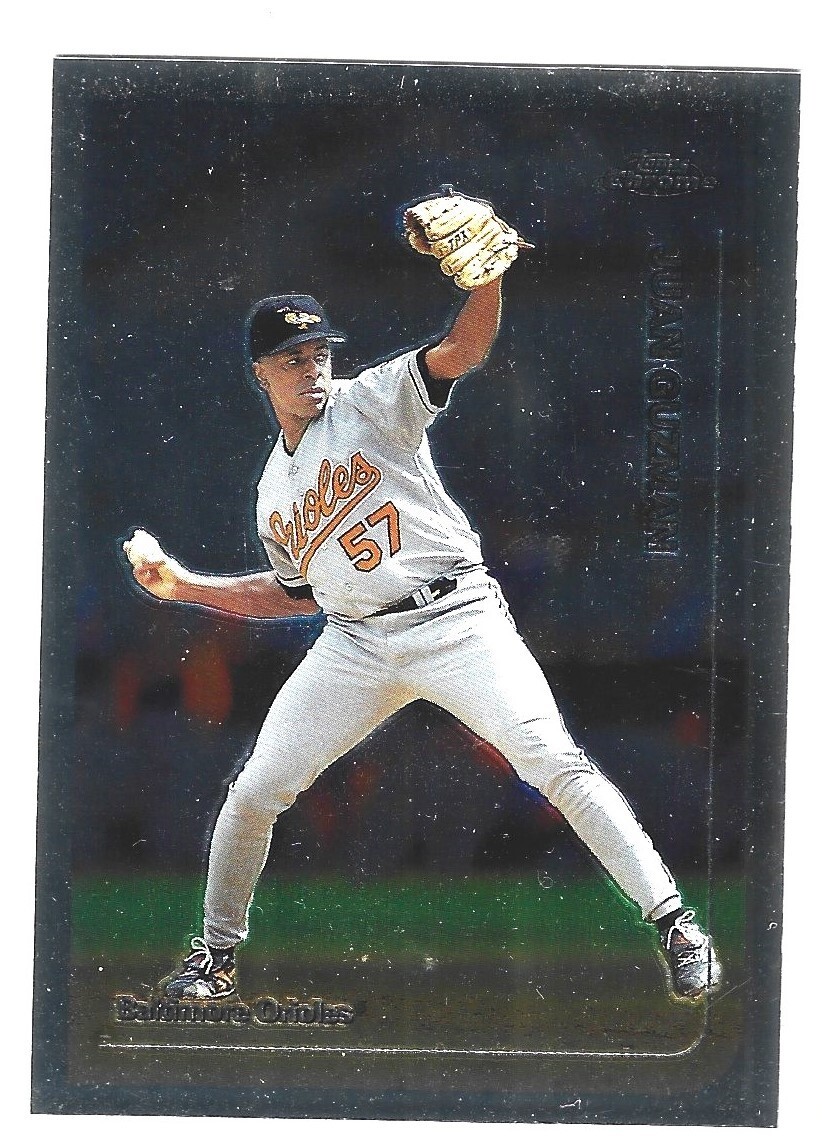 D 1999 Topps Chrome Baseball Juan Guzman Orioles #309 NRMT