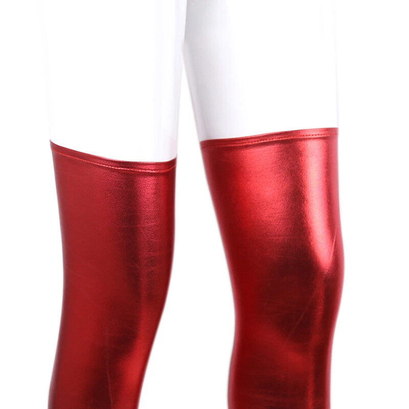 Damen Sexy Strümpfe PVC Wetlook Spandex Sexy Club Party Wear - Bild 3 von 4