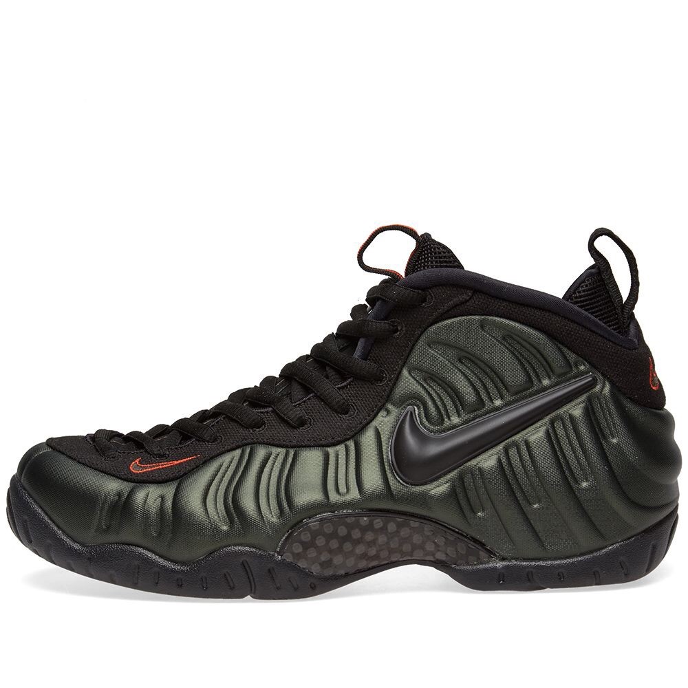 Nike Air Foamposite Pro UK EU US 624041-304 Sequoia Black  Orange