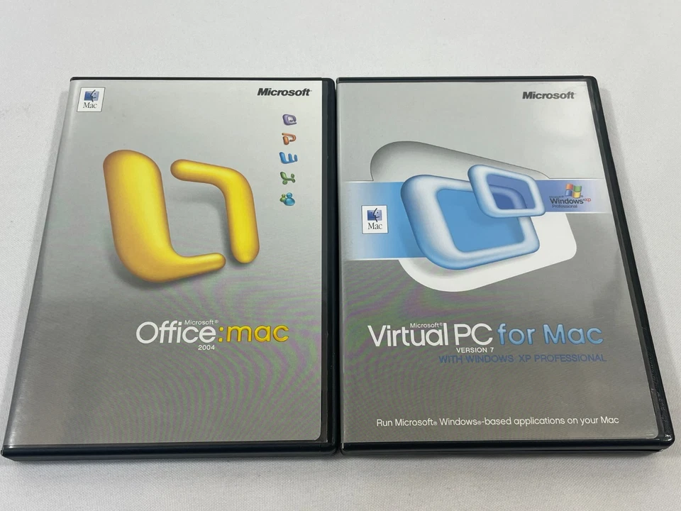 Microsoft Office: Mac 2004 Professional Edition + Virtual PC + Product Key RARE - Image 2 of 4