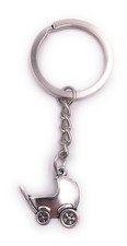 Porte-Clés En Argent En Métal Pour Poussette Bébé Buggy