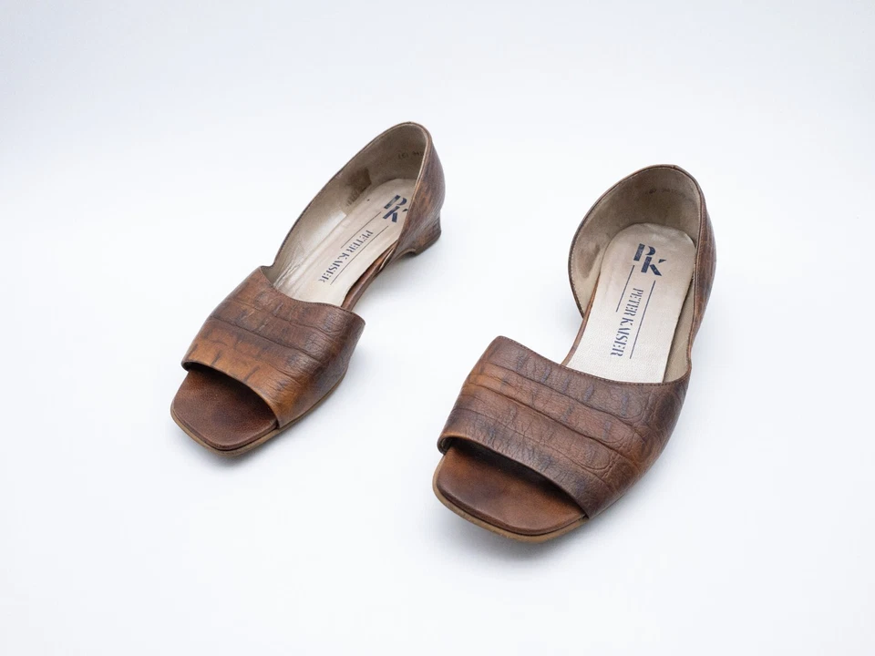 Peter Kaiser Sandalette Femme Sandale Chaussure Marron Taille 39 EU Art 28565-50 - Photo 1/4