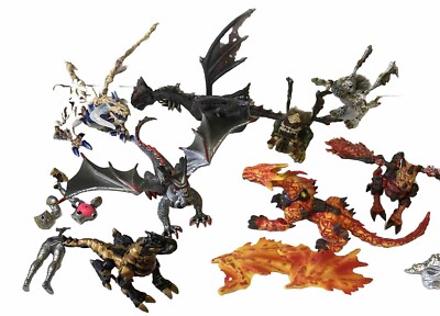 Mega Bloks Dragons Action Figure Krystal Wars Green Long Dragon